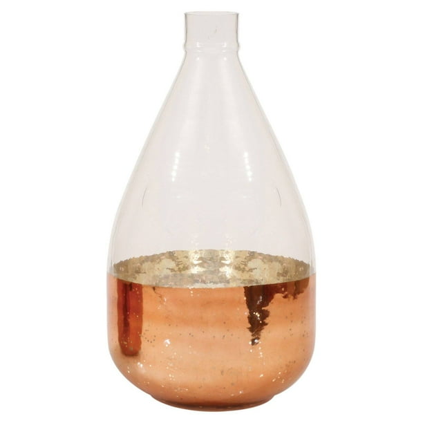 3R Studios Copper Bottom Glass Balloon Vase