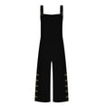 thumbnail image 7 of Kmdttou Up to 50% off! Ladies' Solid Color Casual Commuting Jumpsuit Pants on Clearance!, 7 of 7