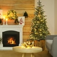 thumbnail image 3 of Gymax 6 FT Pre-Lit Artificial Slim Pencil Christmas Tree Faux-Pine Tree w/ LED lights, 3 of 10
