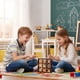 thumbnail image 4 of Juego de tres en raya de madera | Juego de mesa de tres en raya para niños | Juego de estrategia educativo | Tamaño portátil de viaje: 12,5 x 12,5 cm, 4 of 5