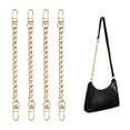 thumbnail image 3 of 4Pieces Metal Flat Chain & Purse Strap DIY Clutch Tote Extender / Chain Strap Accessory Gold, 3 of 7