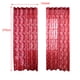thumbnail image 4 of Cortinas de gasa con ojales y barra de cierre, multicolor rojo, 4 of 4