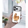 thumbnail image 5 of WIRESTER Shockproof Soft Rubber Cover Case for Apple iPhone 17 Pro 6.3" 2025, Brown Silkie Chicken, 5 of 5