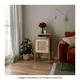 thumbnail image 2 of Mesa Lateral Bertolini Charlotte Roble Off White, 2 of 4