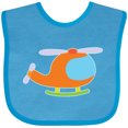 thumbnail image 3 of Inktastic Helicopter Cute Flying Boys or Girls Baby Bib, 3 of 4