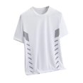 thumbnail image 5 of COSFO Mens T-Shirts Casual Crew Neck Short Sleeve Tops Pullover Breathable Solid Loose Mens Classic T-Shirt, 5 of 5