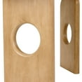 thumbnail image 4 of Benjara Noe Ohan 55" Console Table- Rectangular- Light Brown Solid Rubberwood, 4 of 5