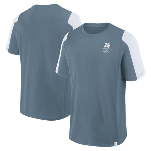 Men's Fanatics Gray Milano Cortina 2026 Winter Olympics Classic Panel T-Shirt