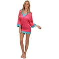 thumbnail image 4 of Ingear Beach Pool Swim Cover-up Color Block Tunic, 4 of 8