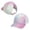 Colorful, variant on LIZENG Girls Glitter Baseball Cap Kids Adjustable Ponytail Hat Toddler Summer Mesh Trucker Hats