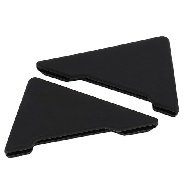 2 uds., cubierta de esquina de borde de puerta de coche, Protector de parachoques Universal para coche, Protector antiarañazos, accesorios Herramientas de reparación de automóviles Negro Negro Scienceny VI0655-01B