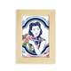 thumbnail image 1 of La cultura china Flower Beauty Escritorio de madera Arte Pintura 5x7 pulgadas marco de foto foto, 1 of 4