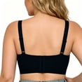 thumbnail image 2 of VONCOS Convertible Bras for Women Removable Straps to Strapless,Full Coverage Seamless Underwire Push Up T-Shirt Bra with Smoothing, Black Size 42C, 2 of 3
