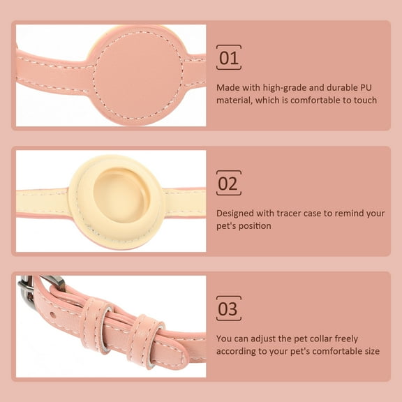 LOLIPPYY Protective Cat Breakaway Collar, 1 Set, Size 16.5 x 1.8 x 0.5 inches