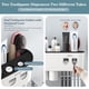thumbnail image 4 of Soportes para cepillos de dientes Headcat montados en la pared con dispensadores y vasos, 4 of 7