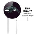 thumbnail image 6 of Acrylic Killer Whale Orca with Waves Cake Topper Party Decoration for Wedding Anniversary Birthday Graduation, 6 of 6