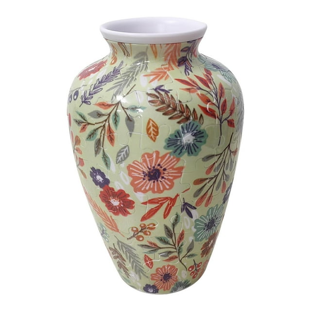 Three-Dimensional Puzzle Vase Living Room Flower Arrangement Decor Water-Filled For Flower Insertion