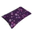 thumbnail image 2 of Fotbe Purple Snow Flakes Pillow Cases - Envelope Closure - Luxury, Extra Soft, Cooling Pillow Covers - Wrinkle, Fade, Stain Resistant-16"x24", 2 of 8