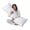 White, variant on Galenzoov Memory Foam Filled Full-Body Support Pillow - Ultra Soft, Long Bed Pillow Designed for Adult Side Sleepers (White, 20×54 inch)