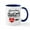 White/Navy Inside, variant on CafePress - Charlotte North Carolina Mug - 11 oz Ceramic Mug - Novelty Coffee Tea Cup