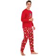 thumbnail image 3 of Pyjamas Assortis pour la Famille, Vêtements de Noël en Coton, Ensembles de Pyjamas à Manches Longues (Papa, 2TG), 3 of 7