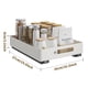 thumbnail image 2 of Heavy duty pull - out gabinete organizer: adhesive - fixed slide - out iron cajones para kitchen pantry almacenamiento, 2 of 9