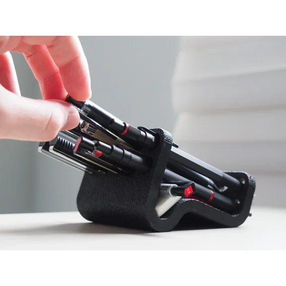 Desk Organizer Pencil Holder – Fits Micron Pens, Markers, Pencils & More