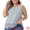 Grey, variant on DARING DIVA Women's Plus Tank Tops Round Neck Swing Lace Panel Flowy Tops 1X Black