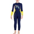 thumbnail image 1 of Soidarity DIVE SAIL Niños Traje de buceo Cuello 2.5 mm A prueba de sol Cálido Mantener 3 capas Impermeable Natación Playa Jugar Traje de Deportes acuáticos Amarillo METRO Soidarity OD003303-02, 1 of 6