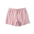thumbnail image 2 of LYMAYTER S-4XL Men Sweat Shorts Summer Casual Loose Cotton Drawstring Runing Short Pants with Pockets, 2 of 6