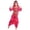 Hot Pink, variant on Girls Ethnic Belly Dance Performance Outfit Kids Stage Show Dress Set with Skirt Girls Casual Outfit Sets
