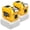 Yellow, variant on AeternaSol 250W Portable Power Inverter, DC 20V to AC 110V for 20V Tool Battery, Multi Ports with 200LM LED Light, Outdoor Emergency Jobsite, Yellow