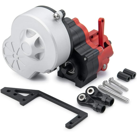 Metal Complete Transmission Case Gearbox with Dig Gear for 1:10 Axial SCX10 AX10 Wraith RC Crawler Car