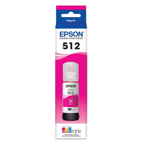 Botella de tinta Epson 512 EcoTank de ultra alta capacidad magenta