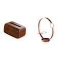 thumbnail image 1 of Organizador rectangular multifuncional para pañuelos y botellas, ideal para cocina, coche y otros accesorios. Estante de almacenamiento metálico para, 1 of 8