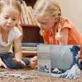 thumbnail image 3 of Kanagawa Surfri Puzzle Set White Card Mini 1000 Pieces Kanagawa Surfri Puzzle Tight Not Loose, 3 of 5
