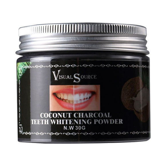 Activated Natural Organic Coconut Charcoal Teeth Whitening Powder Paste Tartar Stain Removal