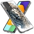 thumbnail image 2 of MUNDAZE Samsung Galaxy A71 4G Abstract Lion Sculpture Shockproof Clear Hybrid Protective Phone Case Cover, 2 of 5