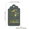 thumbnail image 5 of Inkdotpot 50 Pack Real Gold Foil Paper Tags Happy Halloween Halloween Favor Hang Tag, 5 of 6