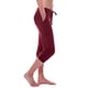 thumbnail image 2 of ICHUANYI Clearance Women Workout Out Leggings Stretch Waist Button Pocket Yoga Gym Cropped Trousers With Pocket(Red, S) ICHUANYI WER2023080811975, 2 of 5