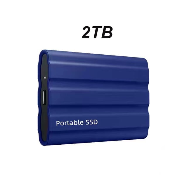 Disco duro de estado sólido móvil externo SSD de 500GB-128TB mini transmisión USB de alta velocidad ultrafinaBlue4TB-Blue-2TB Sailing Electrónica