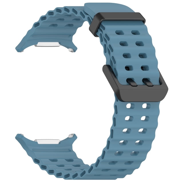 Durable Silicone Sports Smartwatch Band with Easy Adjustment Feature for