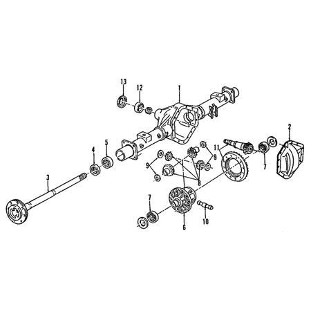 Genuine OE GM Differential - 84554713