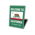 thumbnail image 4 of Welcome to California Novelty Sign, Metal Wall Decor - 10x14 inches, 4 of 4