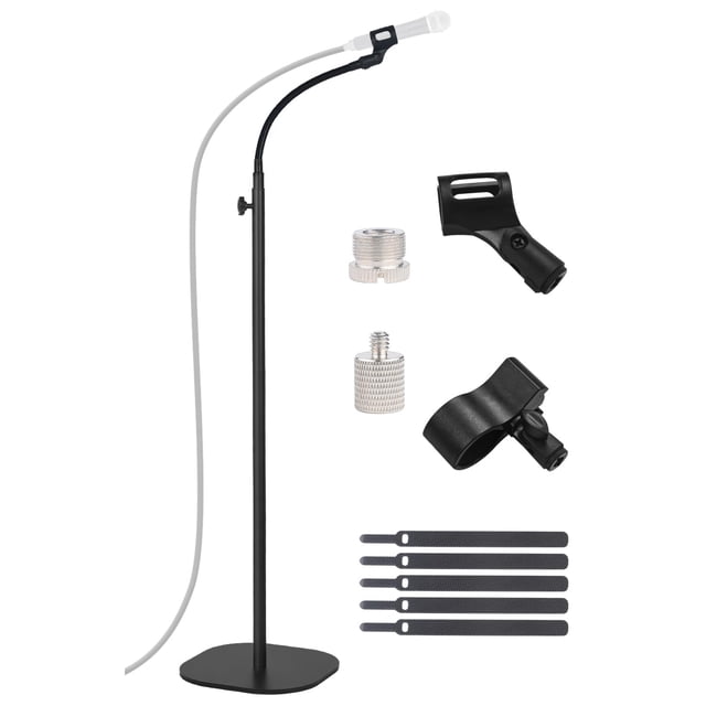 Soporte para micrófono Lemxadd con cuello de cisne, altura 36-66 cm