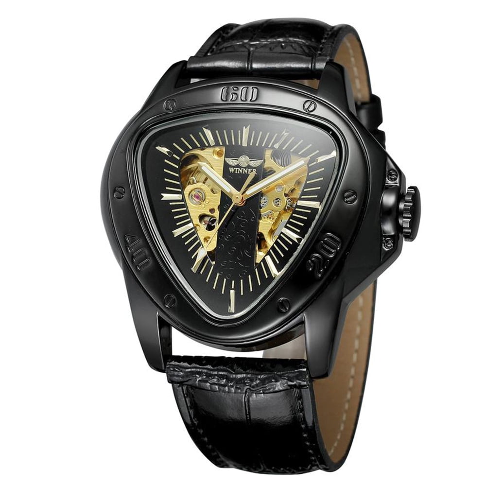 mens triangle watch