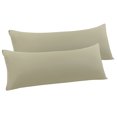thumbnail image 1 of Unique Bargains Microfiber Body Pillow Cases Silky-Soft Pillowcase Envelope Closure 2pcs, 1 of 9