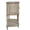 thumbnail image 5 of Curved Accent Cabinet, Lower Shelf, Solid Wood Veneer, Adjustable Interior Shelves, 47.5"w X 17"d 34"h Cabinet With Design, 4 Doors Gold Metal , Veneer Finish For Entryway, 5 of 7