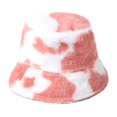 thumbnail image 1 of CSChome Chapeau de Pêcheur avec Cordon de Serrage Réglable Chapeau d'Hiver Imprimé Léopard Épais Coupe-Vent Sangle Fixe Résistant au Froid Plat Assorti de Couleurs Chapeau Extérieur pour Femme, 1 of 7