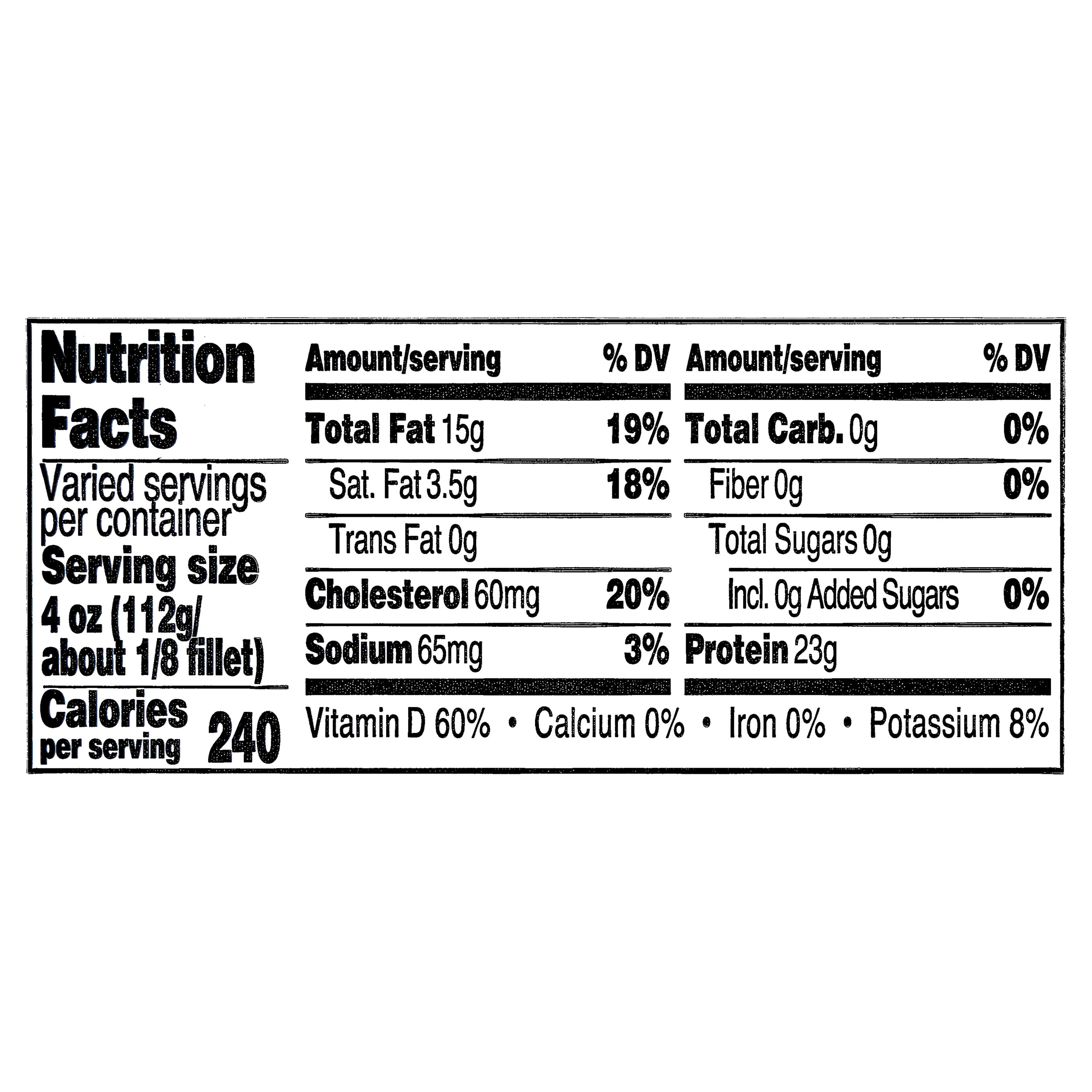 Marketside Skin-On Atlantic Salmon Fillet, 2.0-3.0 lb